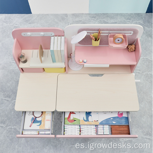 Escritorio de estudio de madera escritorio ergonómico para niños escritorio de estudio